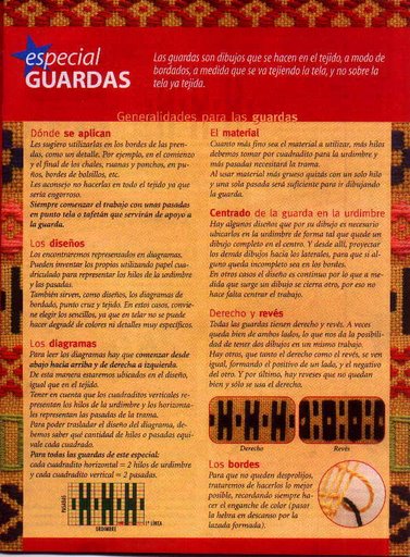 telar especial guardas 1 Telar: Especial Guardas
