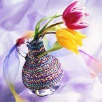 Florero decorado para el dia de la madre