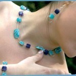 Pulsera aguamarina