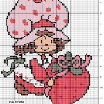 Graficos de Rosita Fresita en Punto de Cruz