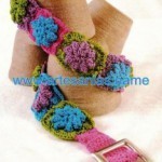 Cinturón de crochet