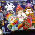 Como pintar un almohadón navideño