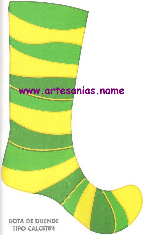 artesanias02 artesanias022 Bota de duende en fieltro para Navidad