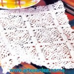Carpeta blanca de croché
