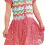 Vestido para niña en crochet