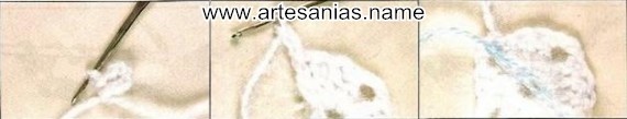 artesanias011 Como tejer cuadros cruzados en crochet