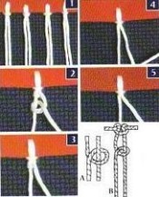 artesanias11 Puntadas básicas del macramé