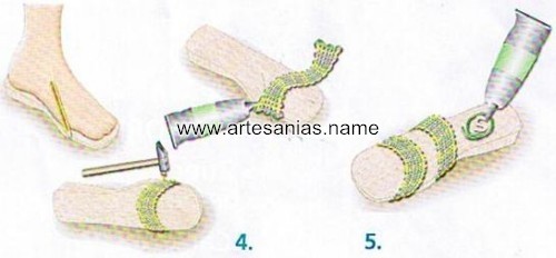 artesanias02 artesanias02 Zuecos de madera tejidos con lino