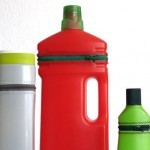 Artesanía para hacer botellas con cremalleras