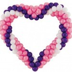 Artesanía para hacer corazón con globos