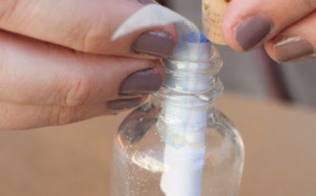 Mensaje romantico en botella Artesanía para hacer mensaje romántico en una botella