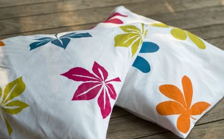 Artesanía para decorar fundas de almohadones Pintar Almohadones Artesanía para decorar fundas de almohadones