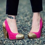 Artesanía para decorar zapatos de gamuza