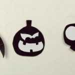 Artesanía para hacer guirnalda para Halloween