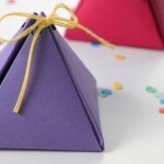 Cómo hacer cajas con forma de pirámide