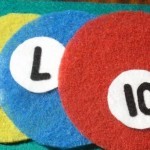 Artesanía para hacer posavasos de bochas de Pool